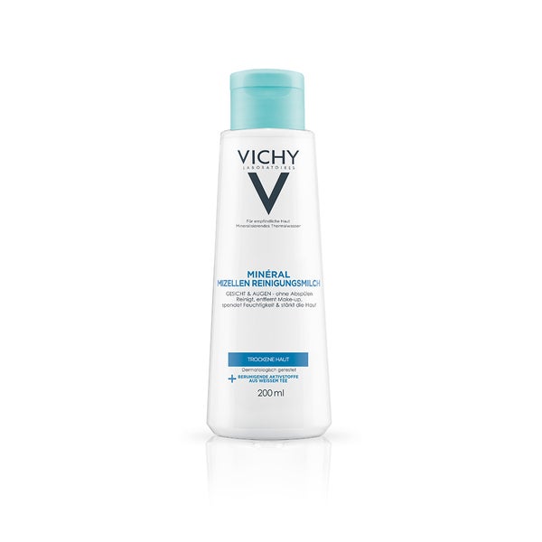 VICHY Pureté Thermale Minéral Mizellen Reinigungsmilch trockene Haut 200 ml