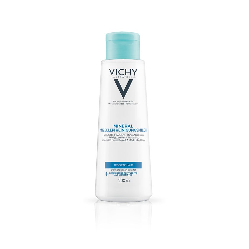 VICHY Pureté Thermale Minéral Mizellen Reinigungsmilch trockene Haut 200 ml