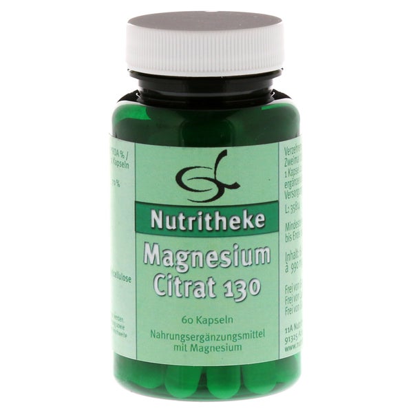 Magnesiumcitrat 130 mg Magnesium Kapseln 60 St