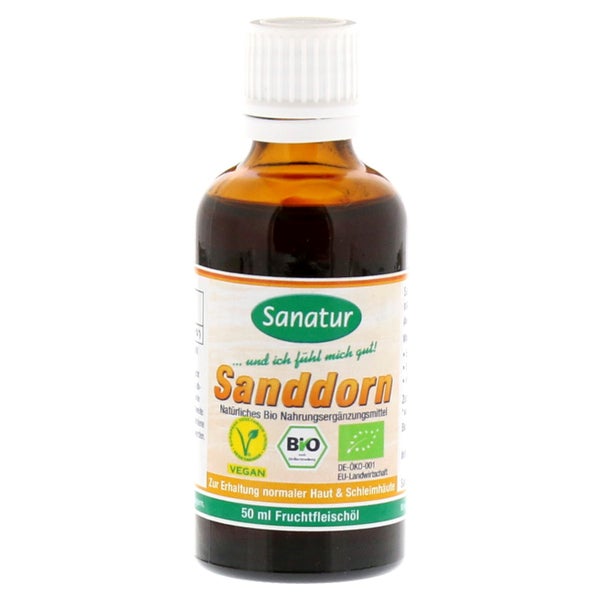 Sanddorn Fruchtfleischöl Bio 50 ml