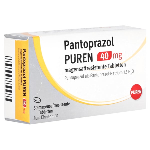 PANTOPRAZOL PUREN 40 mg magensaftres.Tabletten 30 St