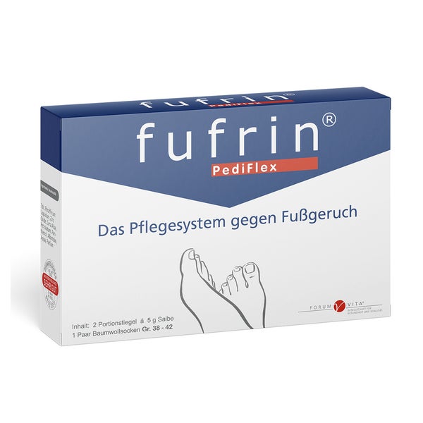 fufrin® Fusspflegesystem bei Schweißfüßen  Gr. 43-46 2X5 g