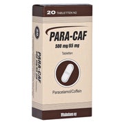 Produktabbildung: PARA CAF 500 mg/65 mg Tabletten 20 St