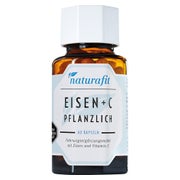 Produktabbildung: Naturafit Eisen plus C pflanzlich Kapsel 60 St