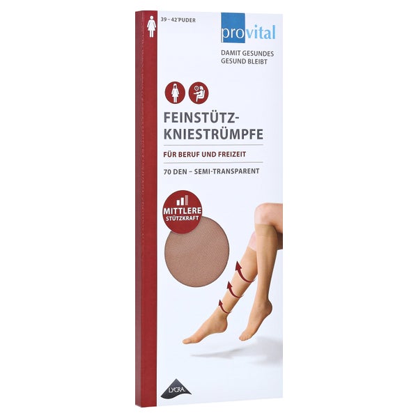 Provital 70den Stützkniestrümpfe Gr.39-4 2 St