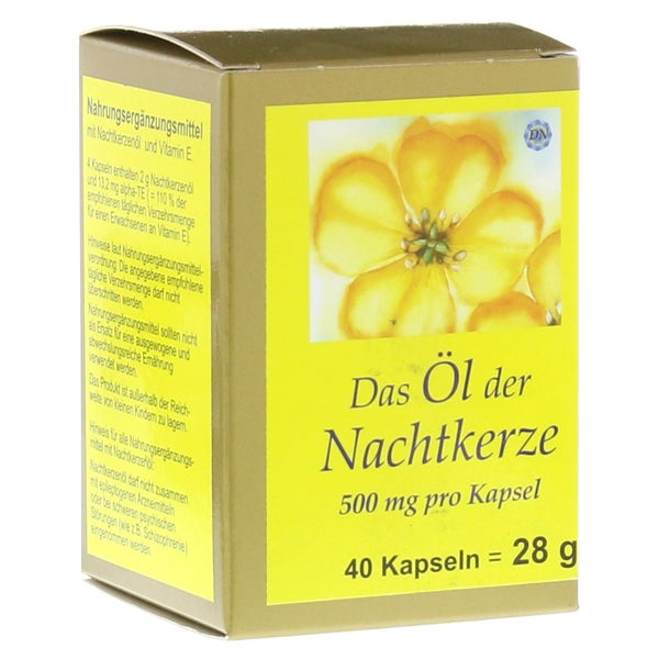 Nachtkerze ÖL Kapseln 500 mg 40 St