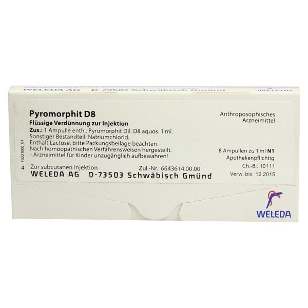 Pyromorphit D 8 Ampullen 8X1 ml