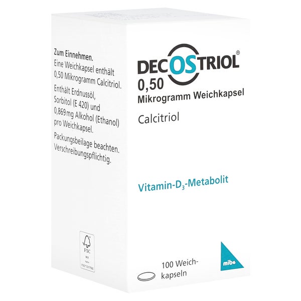 Decostriol 0,50 µg Weichkapseln 100 St