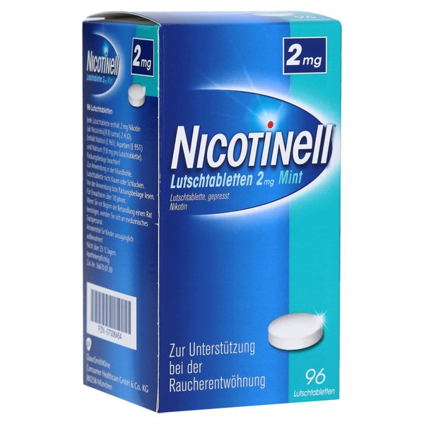 Nicotinell Lutschtabletten 2 mg Mint 96 St