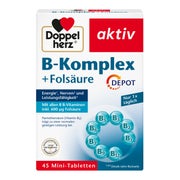 Produktabbildung: Doppelherz aktiv B-Komplex + Folsäure Depot 45 St