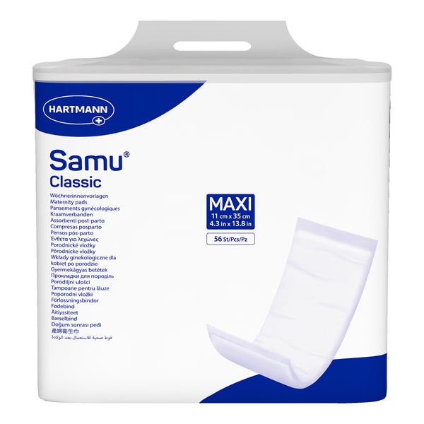 SAMU Wöchnerinnen Vorlagen Classic maxi 56 St