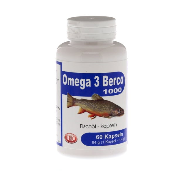Omega-3 Berco 1000 mg Kapseln 60 St