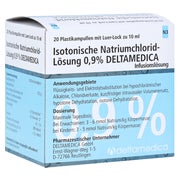 Isotonische NaCl 0,9% DELTAM.Inf.L.Luer- 20X10 ml