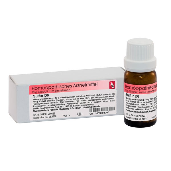 Dr. Reckeweg Sulfur D6 Globuli 10 g
