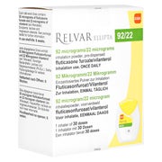 RELVAR Ellipta 92 Mikrogramm/22 Mikrogramm Inh.-P. 1X30 St