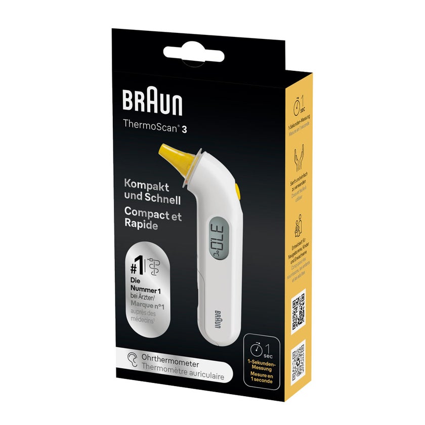 Braun ThermoScan 3 Ohrthermometer 1 St