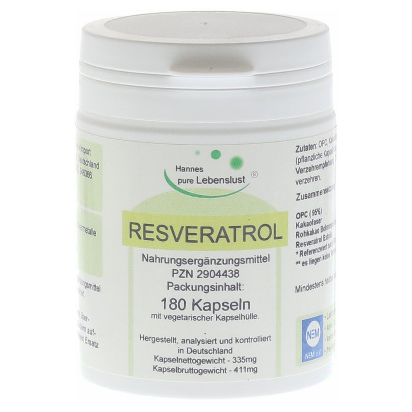 Resveratrol Komplex Vegi Kapseln 180 St