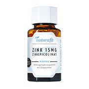 Produktabbildung: Naturafit Zink 15 mg Zinkpicolinat Kapse 90 St