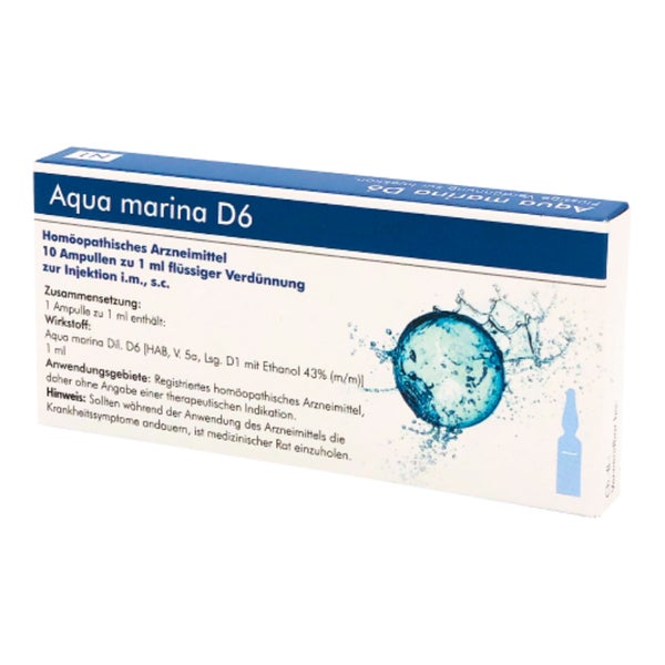 AQUA Marina D 6 Ampullen 10X1 ml
