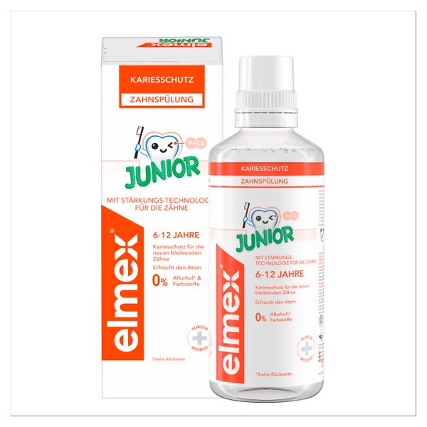 elmex Mundspülung Kariesschutz Junior 6-12 Jahre 400 ml
