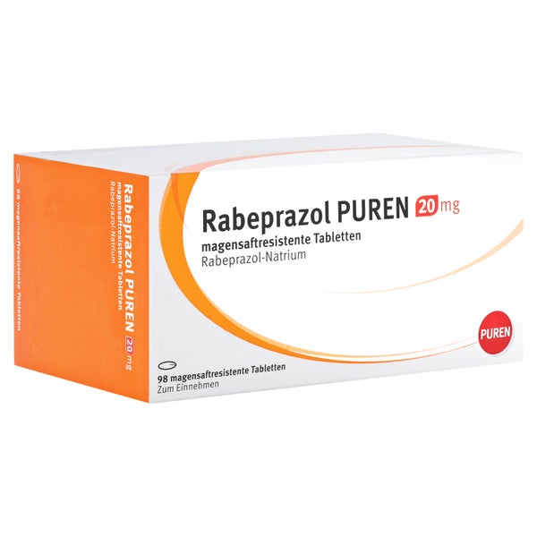 RABEPRAZOL PUREN 20 mg magensaftres.Tabletten 98 St