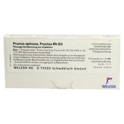 Prunus Spinosa Fructus Rh D 3 Ampullen 8X1 ml