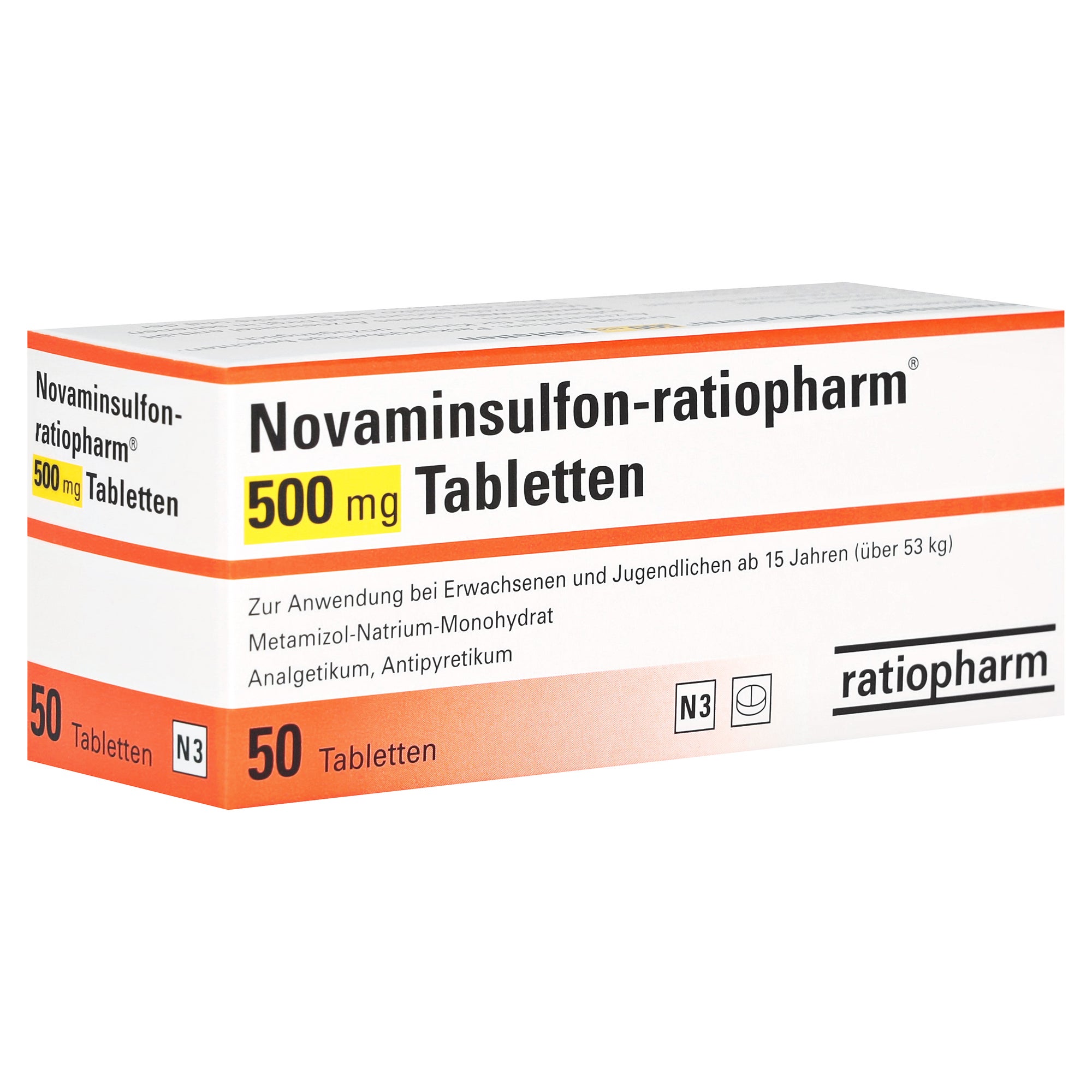 Novaminsulfon-ratiopharm 500mg online kaufen | medpex