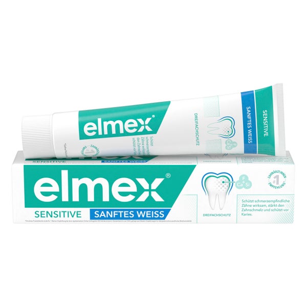 elmex Sensitive Sanftes Weiss Zahnpasta 75 ml