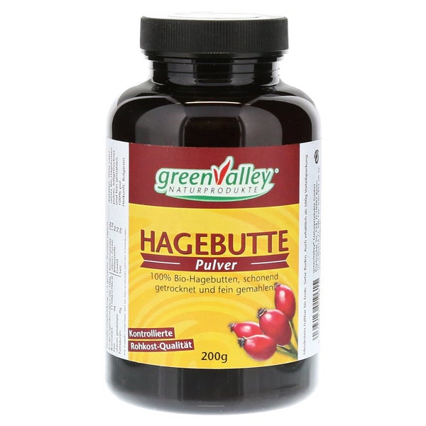 Hagebutten Pulver Bio greenvalley 200 g