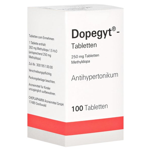 Dopegyt 250 mg Tabletten 100 St