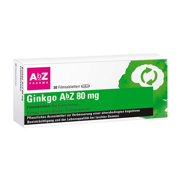 Ginkgo AbZ 80 mg Filmtabletten 30 St
