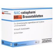 Nac-ratiopharm 600 mg Brausetabletten 100 St