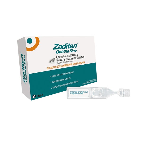 Zaditen Ophtha Sine 20 St