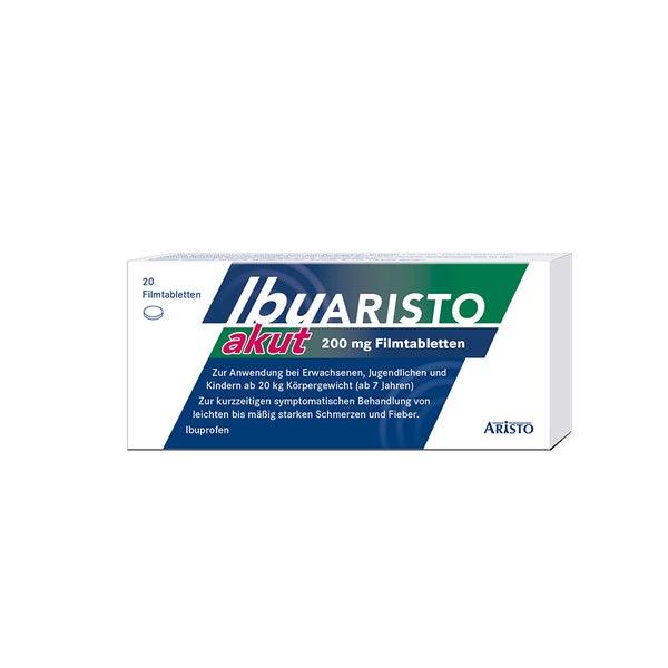 Ibuaristo akut 200 mg Filmtabletten 20 St
