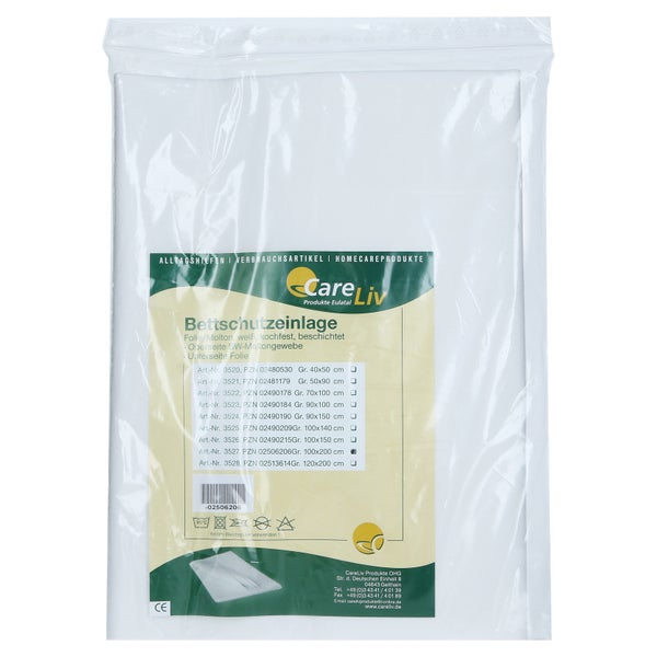 Bettschutzeinlage Folie Molton 100x200 c 1 St