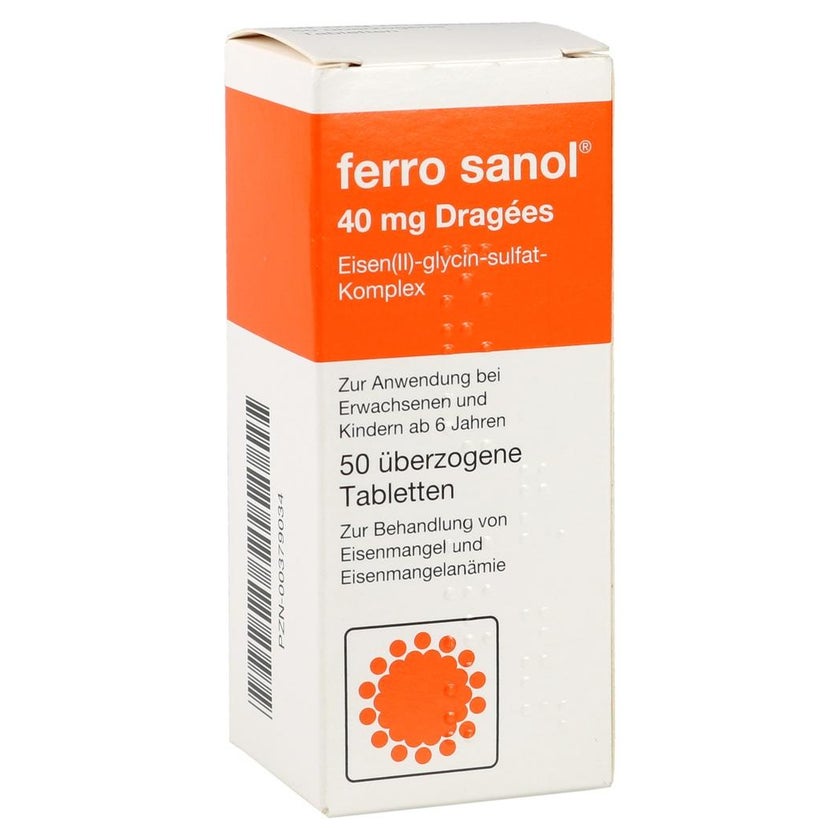 Ferro Sanol Überzogene Tabletten 50 St