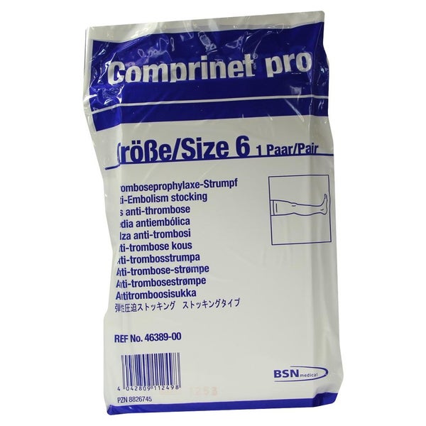 Comprinet pro Anti-Thrombose-Strumpf oberschenkellang - 6 2 St