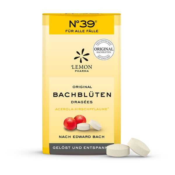 Lemon Pharma N°39 Original Bachblu?ten Dragées, Kirschpflaume 21 g
