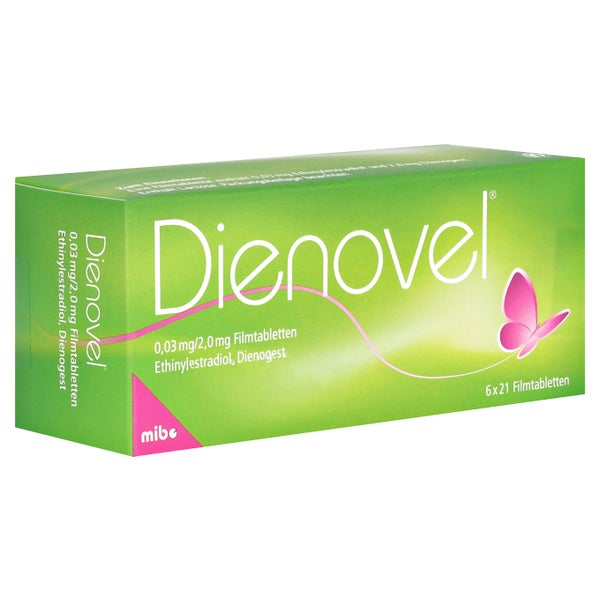 Dienovel 0,03 Mg/2,0 mg Filmtabletten 6X21 St
