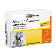 Produktabbildung: Vitamin C-ratiopharm® retard 500 mg 30 St