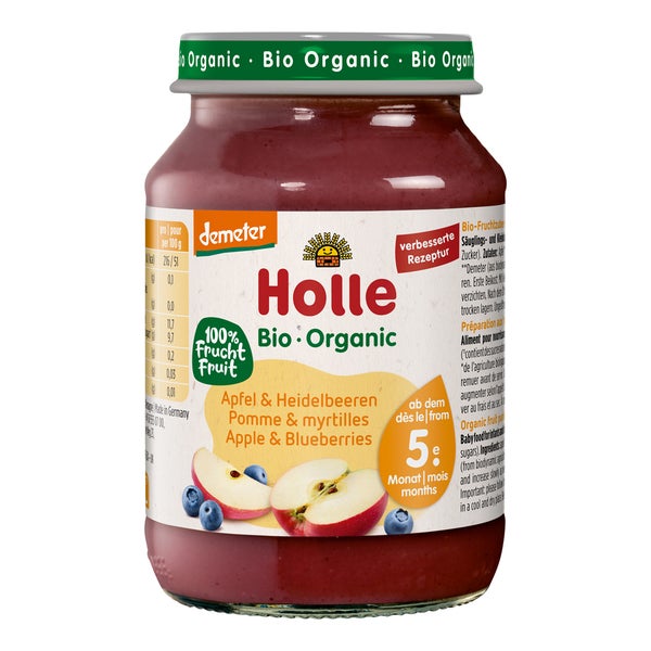 Holle Apfel & Heidelbeere 190 g