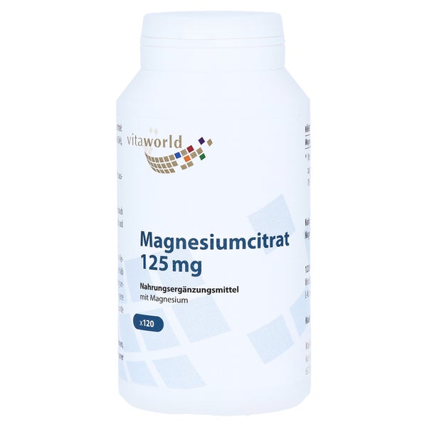 Magnesiumcitrat 125 mg Kapseln 120 St