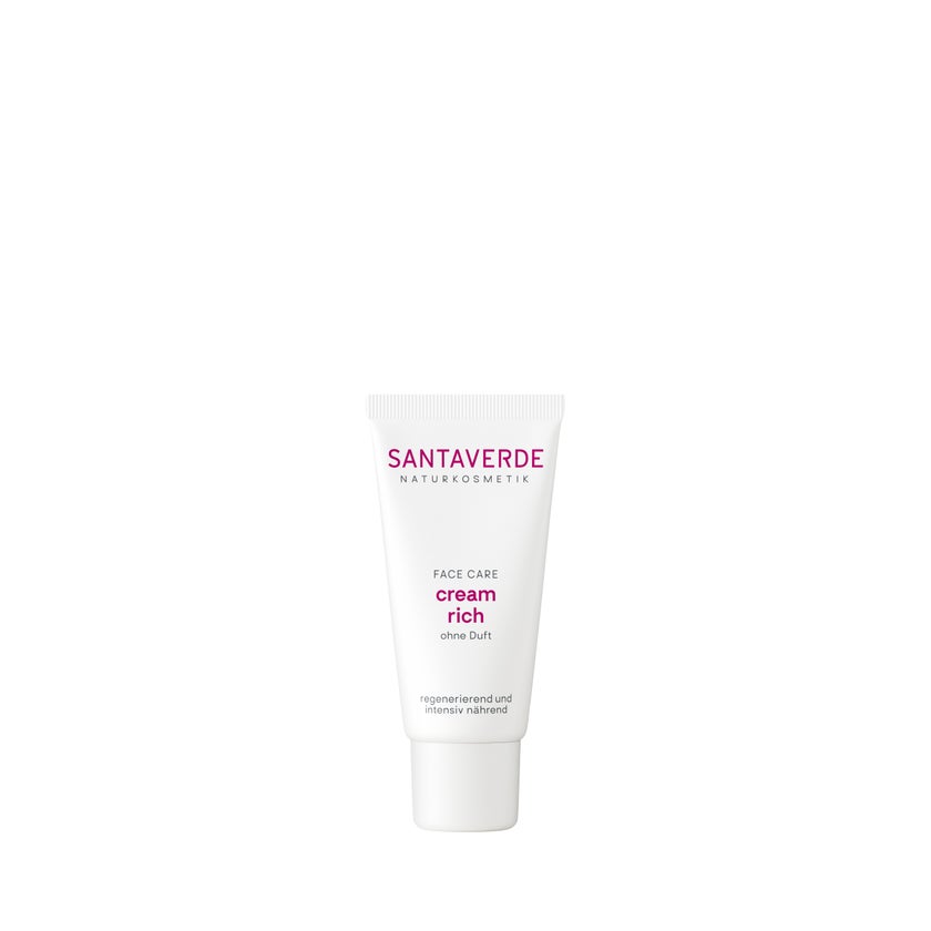 SANTAVERDE aloe vera creme rich ohne duft 30 ml