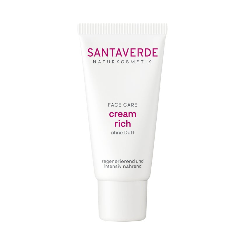 SANTAVERDE aloe vera creme rich ohne duft 30 ml