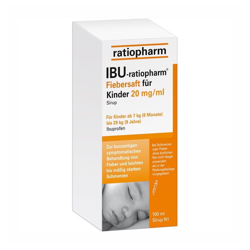 IBU ratiopharm Fiebersaft Kinder 2% 100 ml