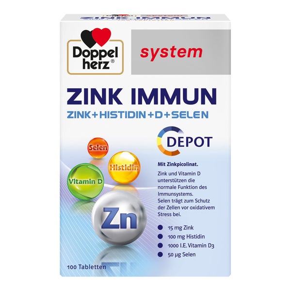Doppelherz system Zink Immun 100 St