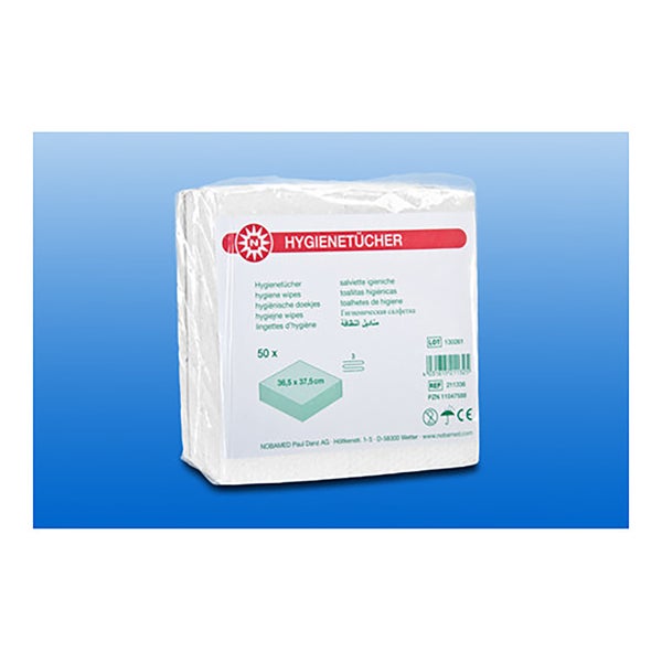 Noba 3-lagig Hygienetuch 36,5 x 37,5 cm 50 St