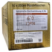 Produktabbildung: Isotonische Kochsalzlösung 0,9% Plastik 10X250 ml