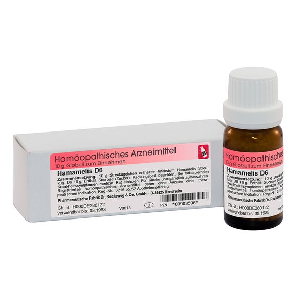 Dr. Reckeweg Hamamelis D6 Globuli 10 g