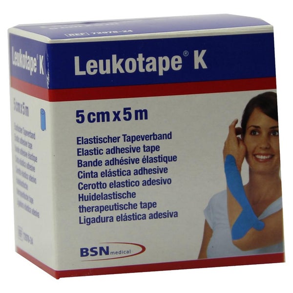 Leukotape K 5 cm hellblau 1 St
